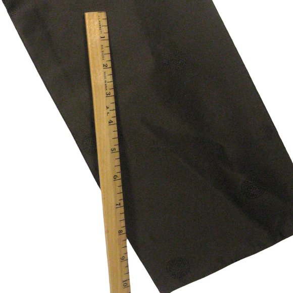 Circular Asian Symbol  Character Brown Scarf Rectangle Vintage  58 in Polyester - Picture 4 of 6